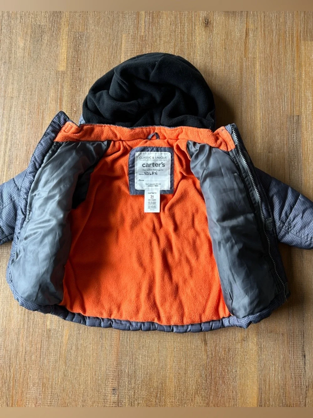 Lot of 2 Carter’s jackets, 3T